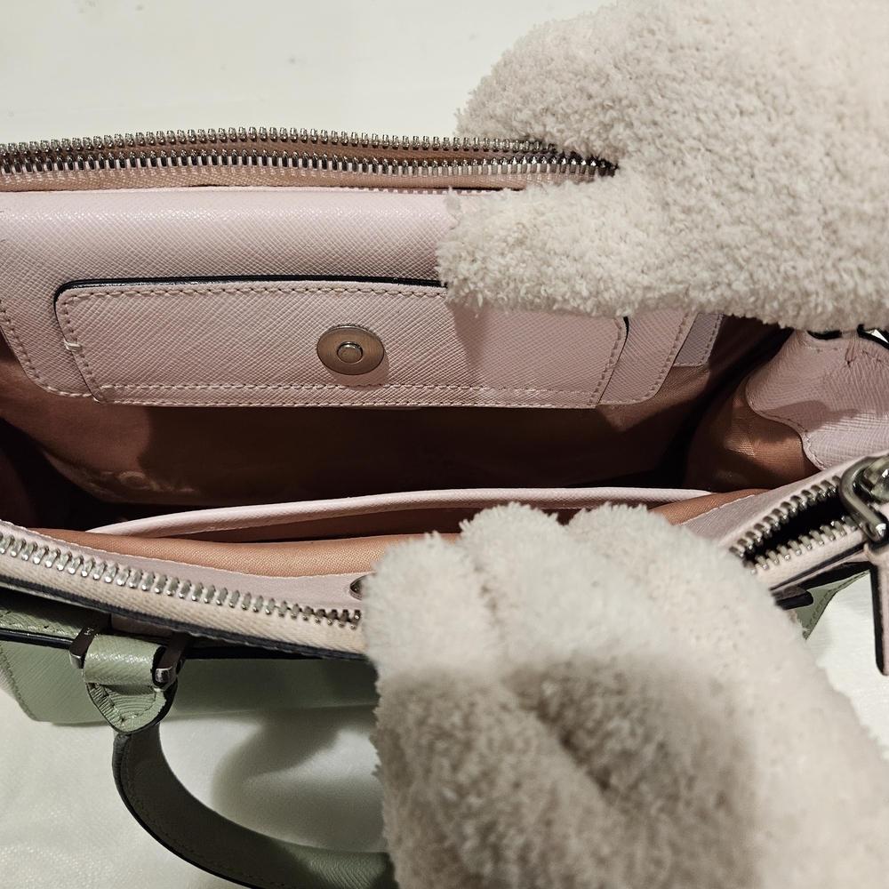 MCM Pink and Cream Women's Bag - Picture 11 of 15